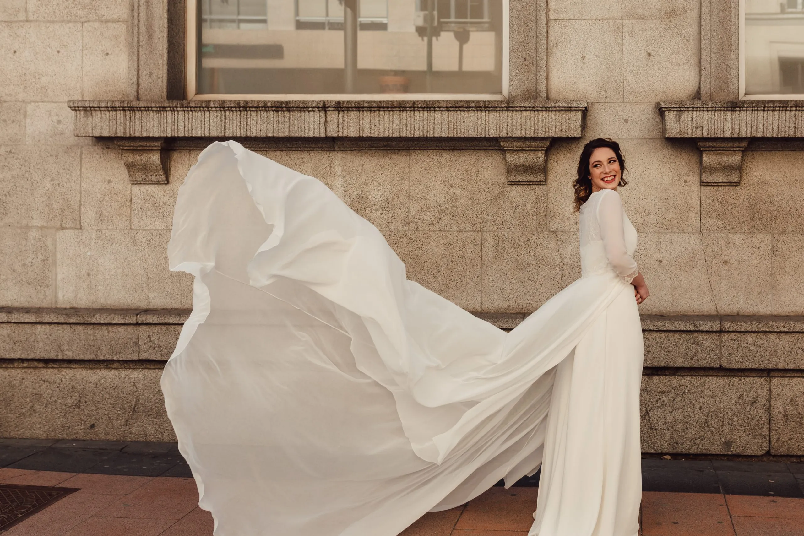 Novia maquillada y peinada por Anartist