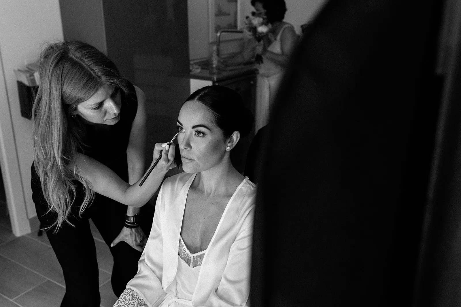 Novia maquillada y peinada por Anartist