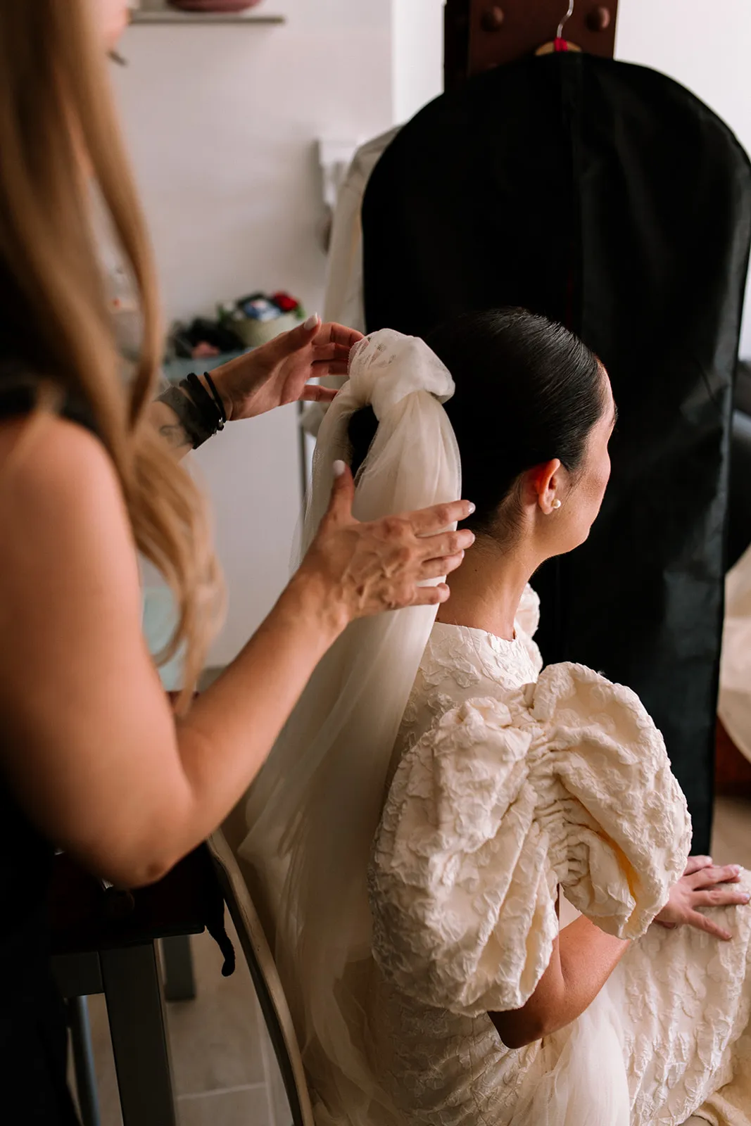 Novia maquillada y peinada por Anartist