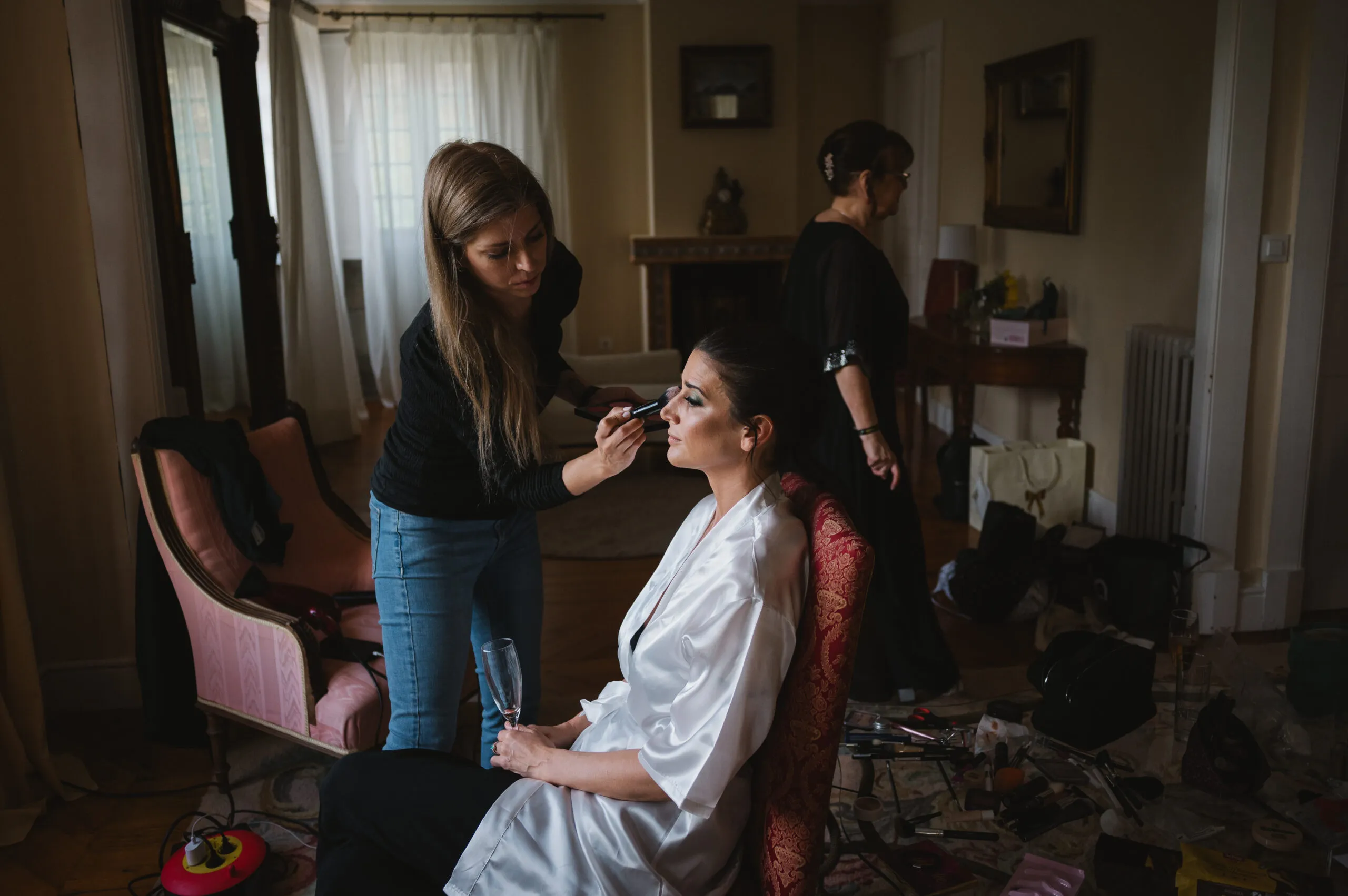 Novia maquillada y peinada por Anartist