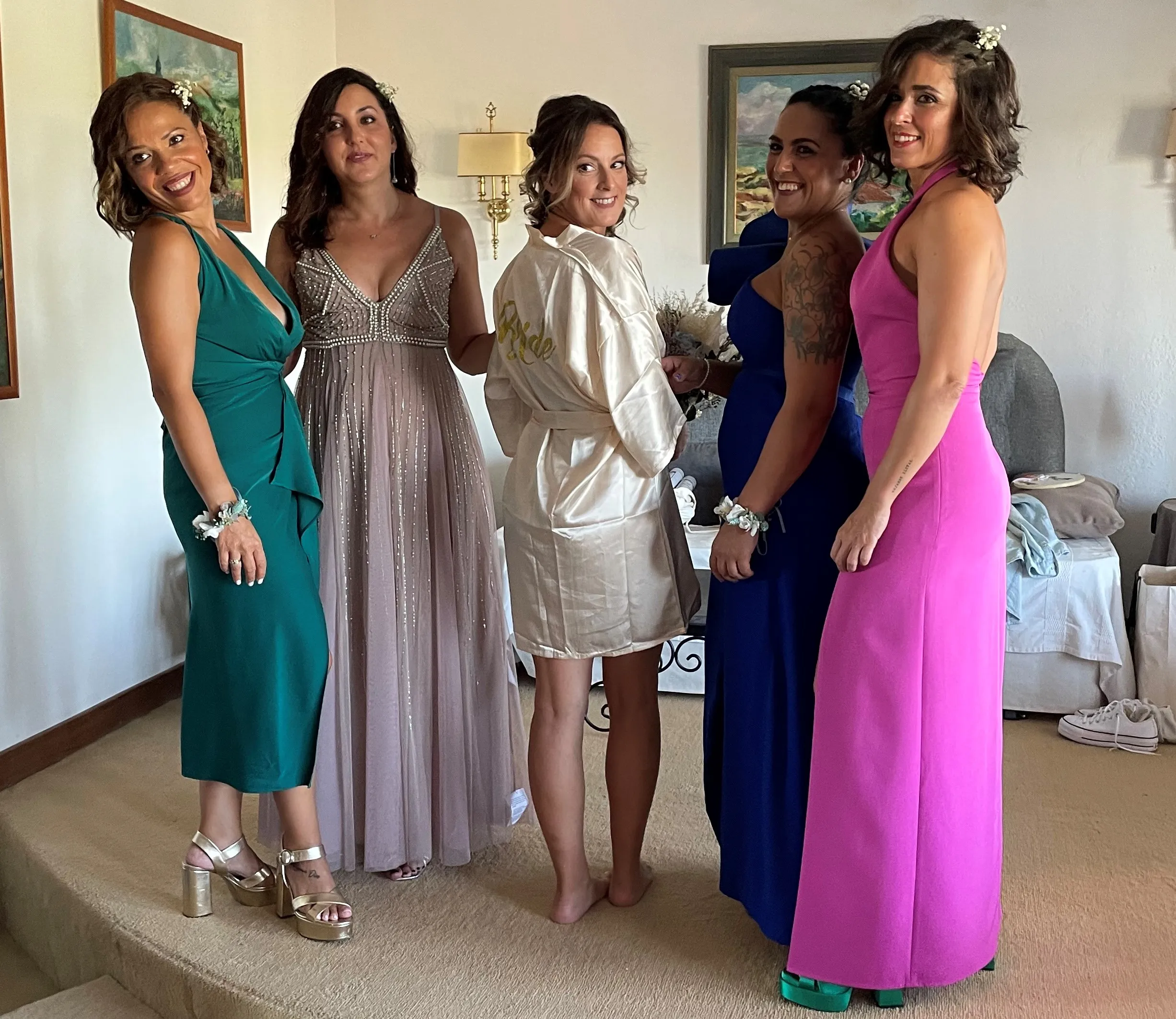Novia maquillada y peinada por Anartist