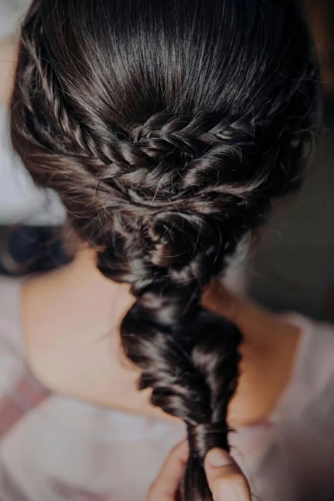 Novia maquillada y peinada por Anartist
