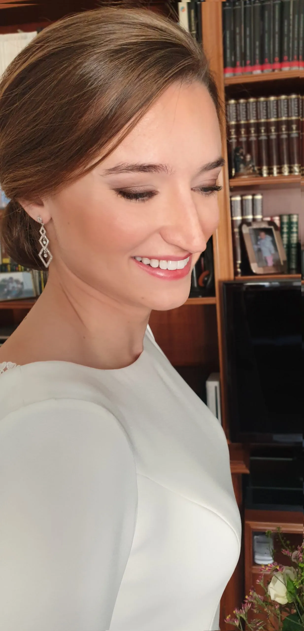 Novia maquillada y peinada por Anartist