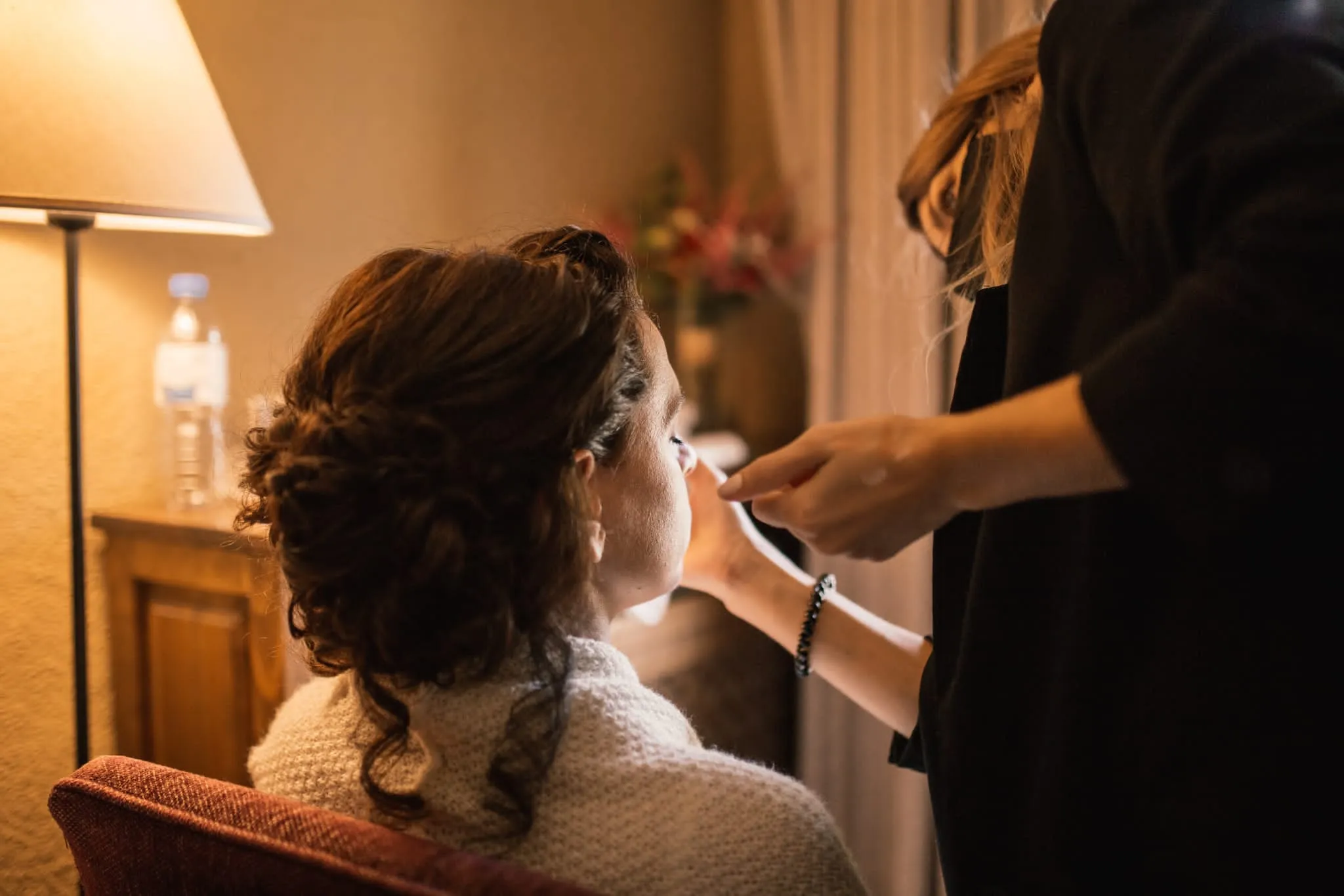 Novia maquillada y peinada por Anartist