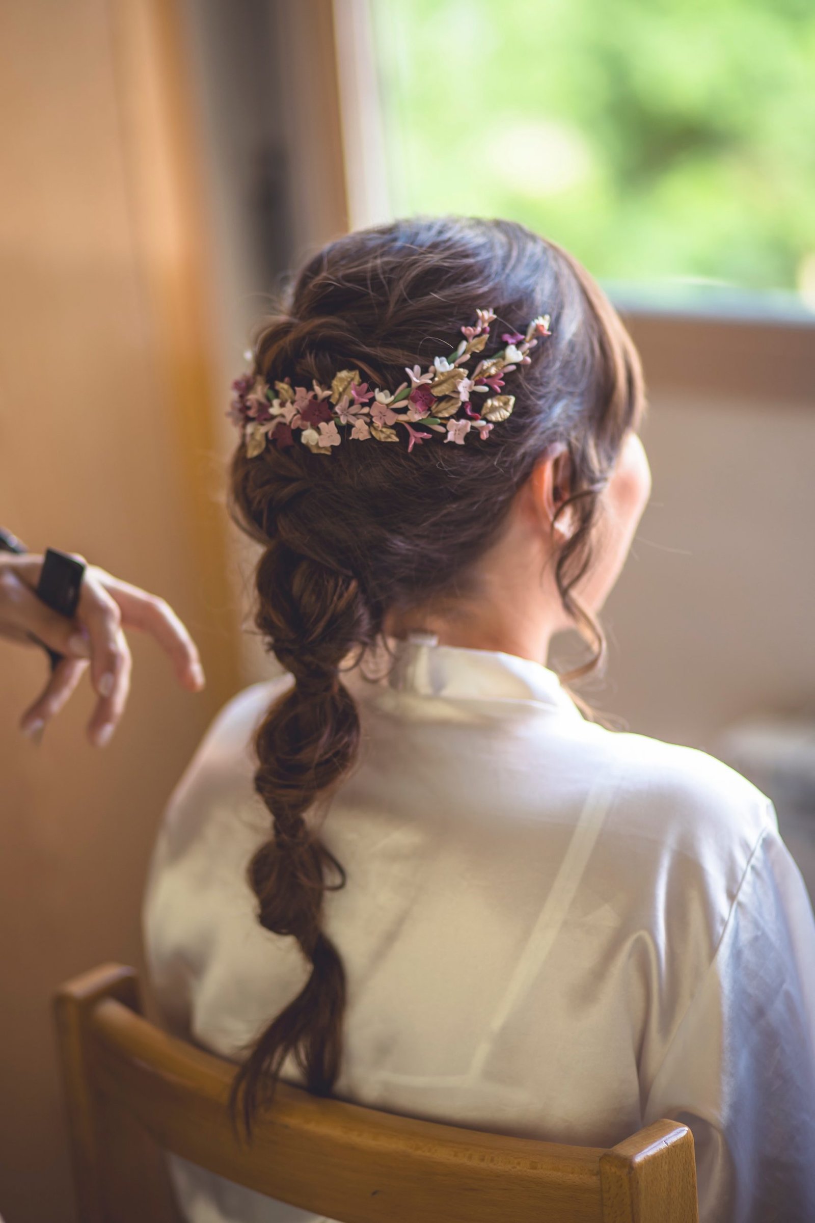 trenza romántica novia